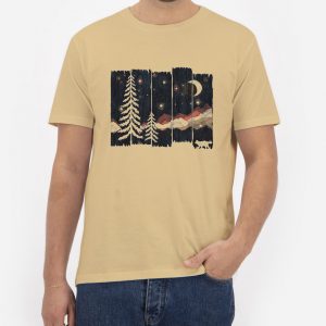 Starry-Night-In-The-Mountains-T Shirt-For-Women-And-Men-S-3XL