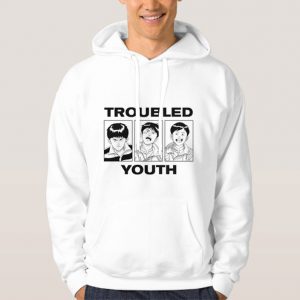 Troubled-Youth-White-Hoodie-Unisex-Adult-Size-S-3XL