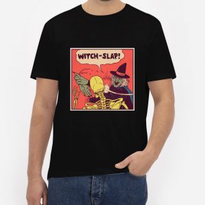 Witch-Slap-Black-T-Shirt-For-Women-And-Men-S-3XL