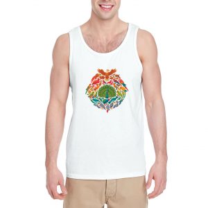 Aerial-Rainbow-Tank-Top-For-Women-And-Men-S-3XL