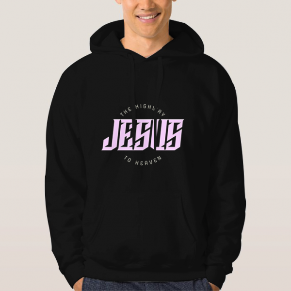 Jesus-Highway-To-Heaven-Black-Hoodie