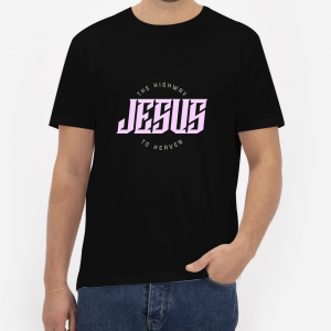 Jesus-Highway-To-Heaven-Black-T-Shirt