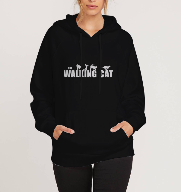 The-Walking-Cat-Black-Hoodie