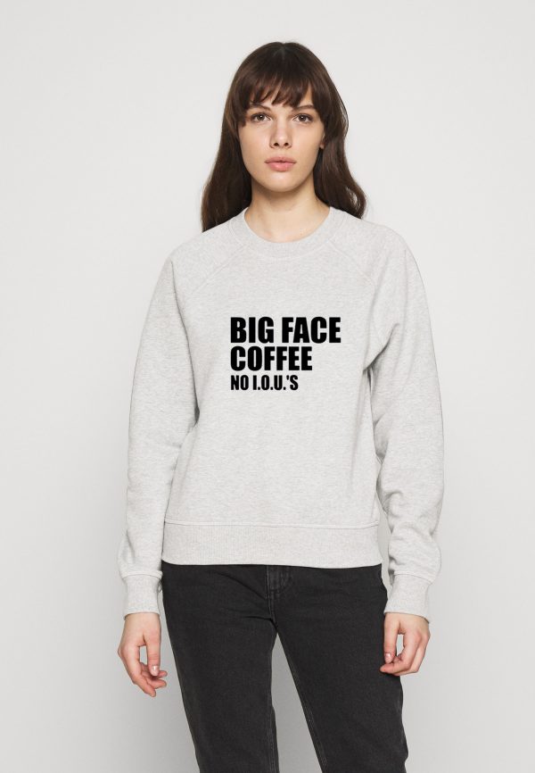 Big-Face-Coffee-White-Sweatshirt