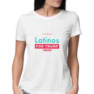Latinos-For-Trump-White-T-Shirt