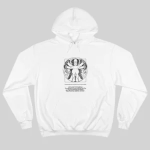 Homer Simpson Vitruvian Man Art Hoodie