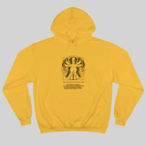 Homer Simpson Vitruvian Man Art Hoodie