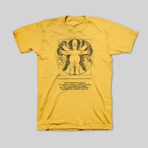 Homer Simpson Vitruvian Man Art T-Shirt