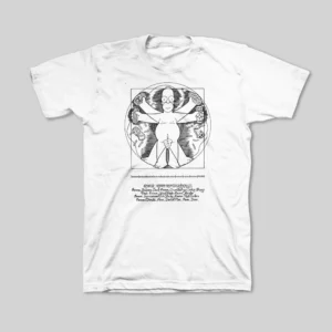 Homer Simpson Vitruvian Man Art T-Shirt