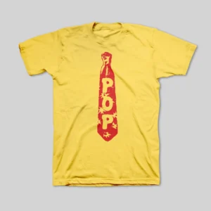 Pop Tie Kiss All The Time Disco Occasionally T-Shirt