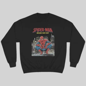 Vintage Spider Man Comic Cover Sweatshirt